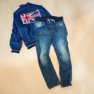 ザラキッズ(ZARA KIDS)のmxx様専用 リバーシブルジャケットとデニムのセット 新品同様(ジャケット/上着)