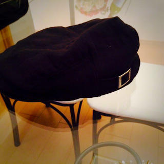 アズールバイマウジー(AZUL by moussy)のmoussy ブラックハンチング帽(ハンチング/ベレー帽)