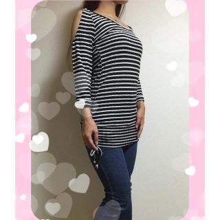 セシルマクビー(CECIL McBEE)のセシルマクビー❤️ボーダーチュニック、ミニワンピ(チュニック)