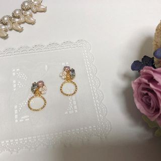 ビジューピアス リング 値下げ中(ピアス)