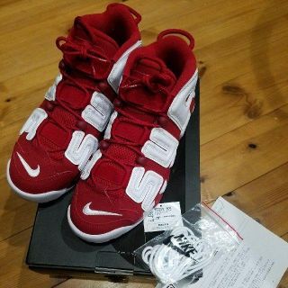 シュプリーム(Supreme)の新品同様美品 supreme AIR MORE UPTEMPO US9(27㎝)(スニーカー)