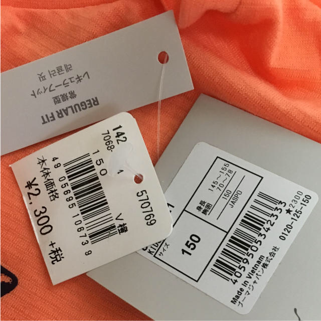 PUMA(プーマ)のTシャツ150センチ キッズ/ベビー/マタニティのキッズ服女の子用(90cm~)(Tシャツ/カットソー)の商品写真