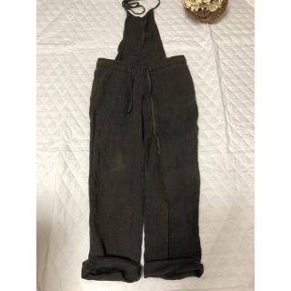 オールドベティーズ(OLD BETTY'S)の【新品】OLD BETTY'S ✩リネンサロペット✩カーキ(サロペット/オーバーオール)