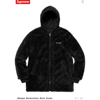 シュプリーム(Supreme)のsupreme sherpa reversible work parka M(パーカー)