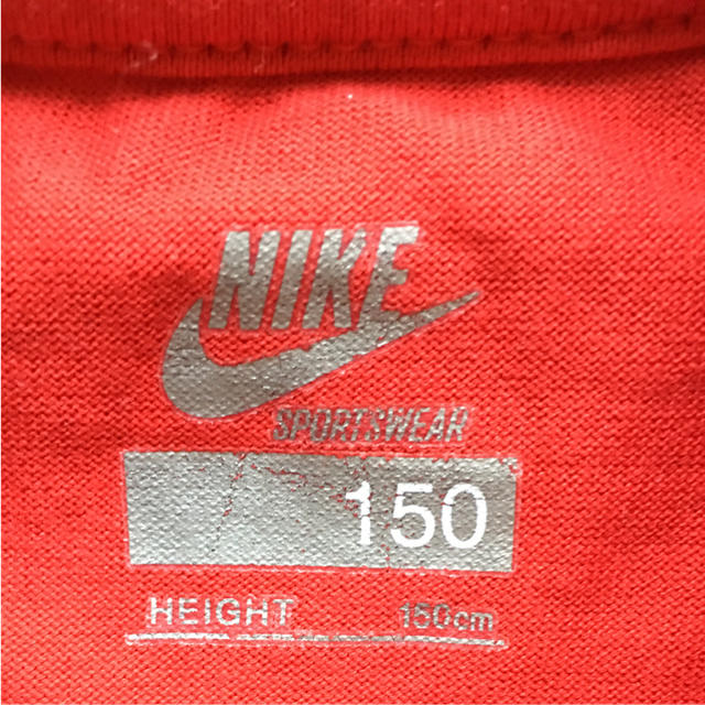 NIKE(ナイキ)のナイキ☆長袖シャツ150㎝ 赤 キッズ/ベビー/マタニティのキッズ服男の子用(90cm~)(Tシャツ/カットソー)の商品写真