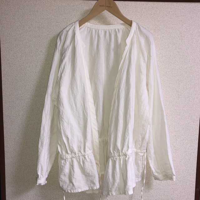 【美品】nest Robe✩ショート丈カシュクール✩ホワイト