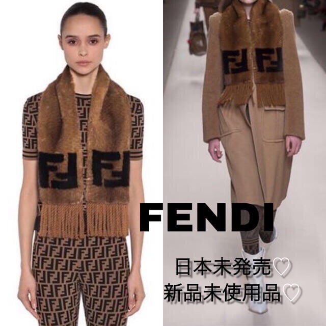 FENDI(フェンディ)のFENDI ☆ 定価約 ¥320,000 ☆ 2018-19AW 新作マフラー レディースのファッション小物(マフラー/ショール)の商品写真