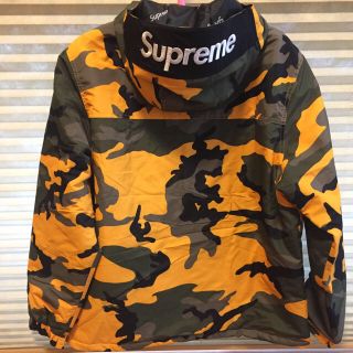 シュプリーム(Supreme)の希少 L ☆supreme☆17aw Hoodod Logo Half zip (マウンテンパーカー)