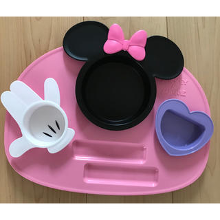 ディズニー(Disney)のりんご様専用 ミニー ベビー食器 手の器のみ(離乳食器セット)