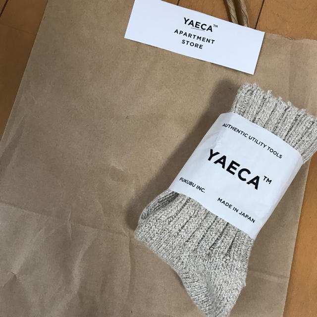 YAECA - yaecaヤエカ★コットンシルクソックスの通販 by asamirhc★'s shop｜ヤエカならラクマ