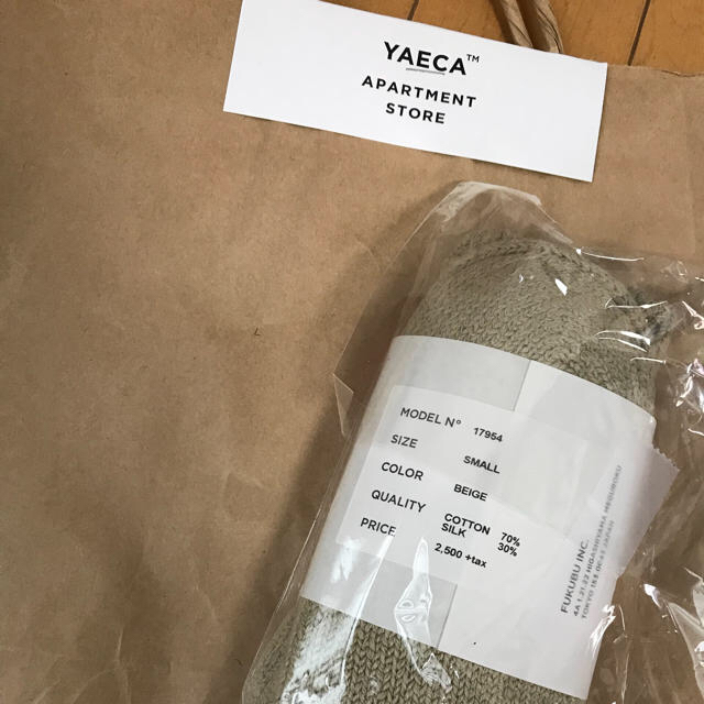 YAECA(ヤエカ)のおぐ様専用yaecaヤエカ★コットンシルクソックス レディースのレッグウェア(ソックス)の商品写真