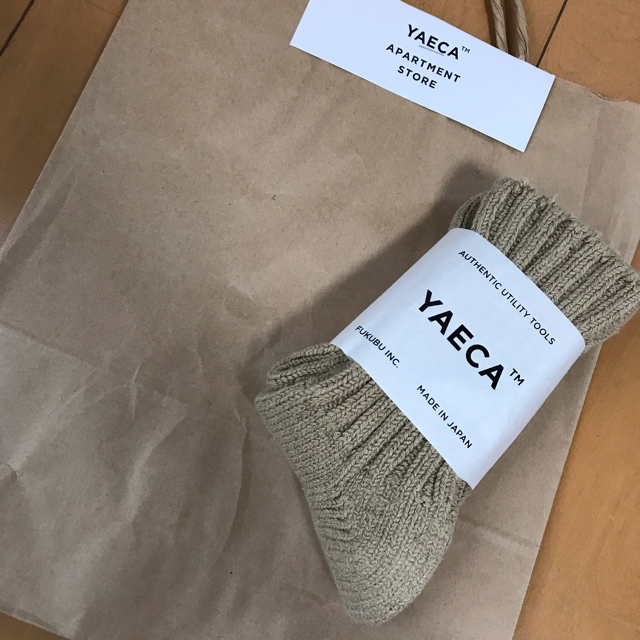 YAECA(ヤエカ)のおぐ様専用yaecaヤエカ★コットンシルクソックス レディースのレッグウェア(ソックス)の商品写真