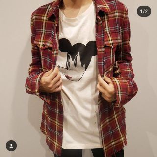 サンローラン(Saint Laurent)のgarconsinfideles チェックシャツ(シャツ)