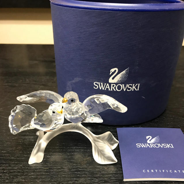 SWAROVSKI - スワロフスキーペアバードの通販 by しげこ's shop｜スワロフスキーならラクマ