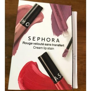 セフォラ(Sephora)のSEPHORA ルージュ サンプル 01番 新品未使用(口紅)