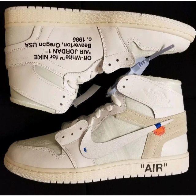 NIKE(ナイキ)の28cm 限定 AIR JODAN 1 x OFF-WHITE NRG メンズの靴/シューズ(スニーカー)の商品写真