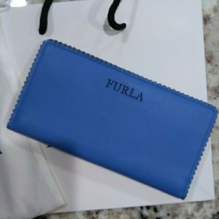 フルラ(Furla)の[新品]フルラ長財布　ブルー(長財布)