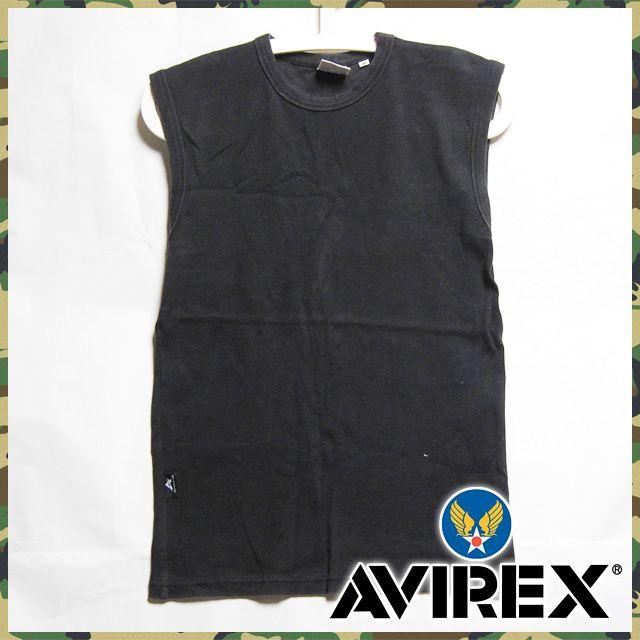 AVIREX(アヴィレックス)の入手困難！AVIREX デイリーノースリーブTシャツ ブラック　Mサイズ メンズのトップス(Tシャツ/カットソー(半袖/袖なし))の商品写真