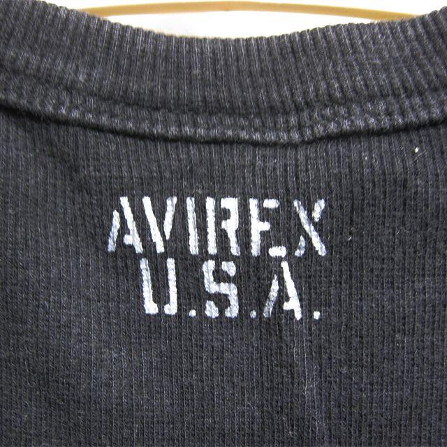 AVIREX(アヴィレックス)の入手困難！AVIREX デイリーノースリーブTシャツ ブラック　Mサイズ メンズのトップス(Tシャツ/カットソー(半袖/袖なし))の商品写真