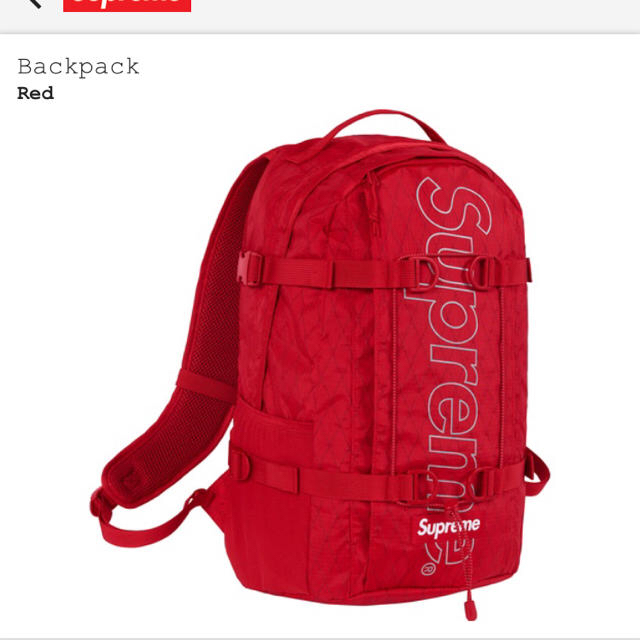 supreme backpack  シュプリーム バックパック