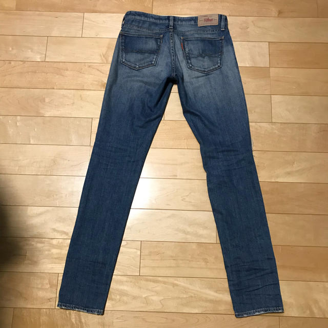 Ungrid(アングリッド)のアングリッド  クラッシュストレッチデニム  size 25  J03 レディースのパンツ(スキニーパンツ)の商品写真