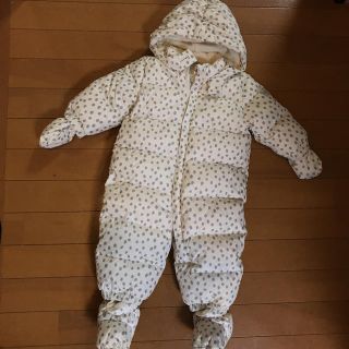 ベビーギャップ(babyGAP)のベビー ドット柄ダウンコート 70cm(ジャケット/コート)