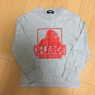 エクストララージ(XLARGE)のエクストララージ キッズ 110 ロンT グレー(Tシャツ/カットソー)