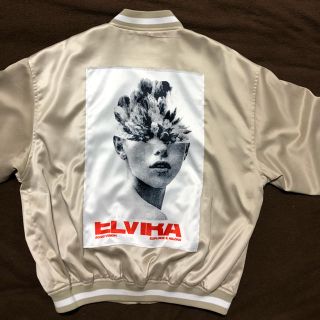 シュプリーム(Supreme)のELVIRA EXPLODE&RELOAD SATIN JAKET(スカジャン)