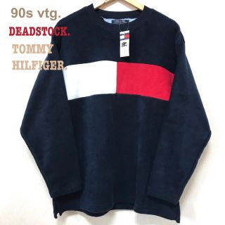 トミーヒルフィガー(TOMMY HILFIGER)のミサさん専用 デッド 新品 90s トミー フィルフィガー フラッグ フリース (スウェット)