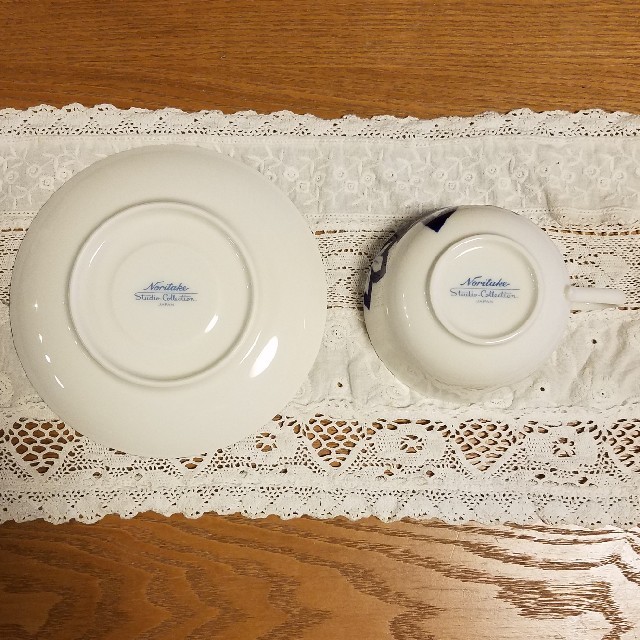 Noritake(ノリタケ)のNoritake ノリタケ スタジオコレクション カップ&ソーサー 4客 新品 インテリア/住まい/日用品のキッチン/食器(グラス/カップ)の商品写真