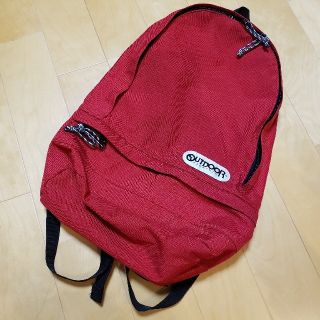 アウトドア(OUTDOOR)のOUTDOOR リュックサック レッド(リュック/バックパック)