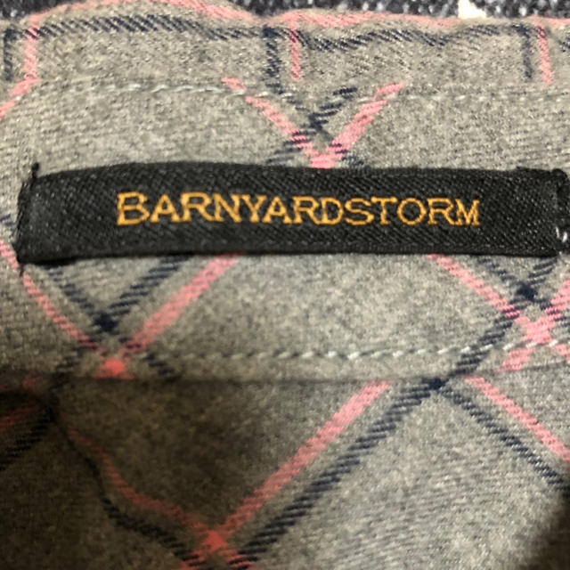 BARNYARDSTORM(バンヤードストーム)のバンヤード  ストーム☆チェックシャツ★新品未使用 レディースのトップス(シャツ/ブラウス(長袖/七分))の商品写真