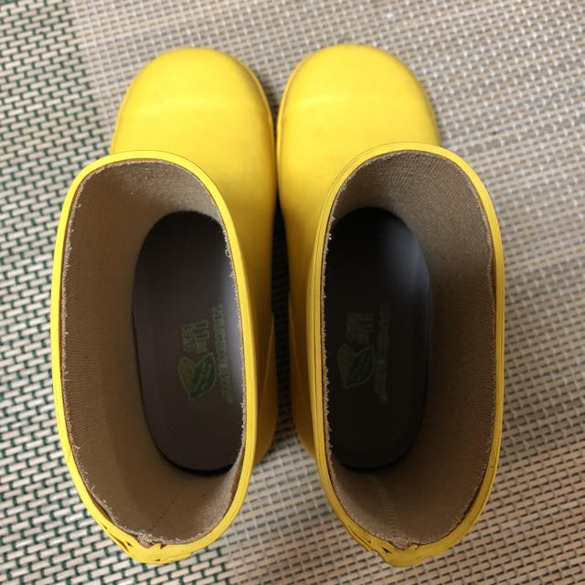 MOONSTAR (ムーンスター)の☆ムーンスターTSUKIHOSHI 長靴 レインブーツ イエロー 19cm キッズ/ベビー/マタニティのキッズ靴/シューズ(15cm~)(長靴/レインシューズ)の商品写真