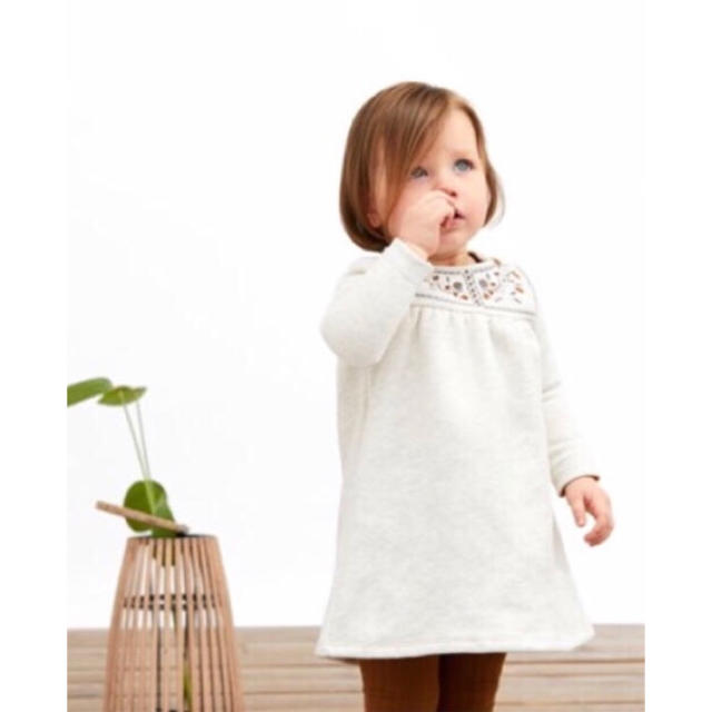 PETIT BATEAU(プチバトー)のyam様専用 プチバトー スウェットワンピース キッズ/ベビー/マタニティのベビー服(~85cm)(ワンピース)の商品写真