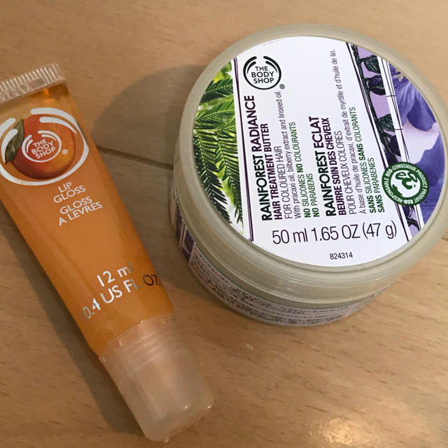 THE BODY SHOP(ザボディショップ)のヘアトリートメント＆リップグロス コスメ/美容のヘアケア/スタイリング(ヘアケア)の商品写真