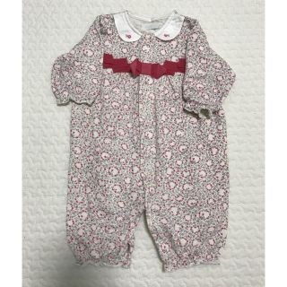 ベベ(BeBe)の美品 bebe ベンリオール 花柄(ロンパース)