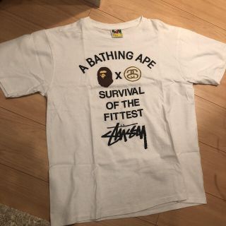 アベイシングエイプ(A BATHING APE)のA BATHING APE STUSSY Tシャツ(Tシャツ/カットソー(半袖/袖なし))