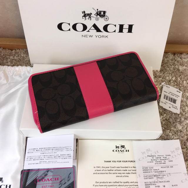 COACH財布、箱付き