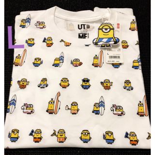 ミニオン(ミニオン)の送料込⭐️新品 ミニオンズ ベローサマー Tシャツ メンズ Ｌ(Tシャツ/カットソー(半袖/袖なし))