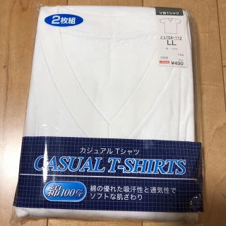 カジュアルvネックTシャツ 新品(Tシャツ/カットソー(半袖/袖なし))