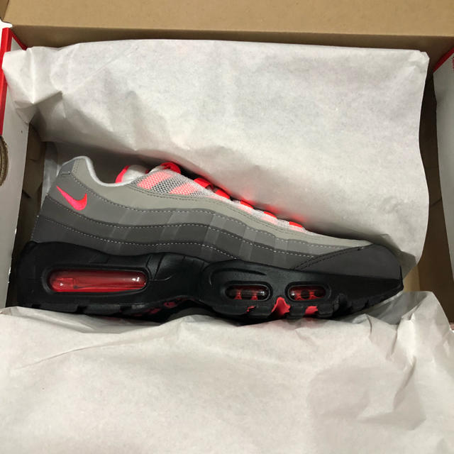 【26cm】NIKE AIR MAX 95 OG WHITE/SOLAR RED