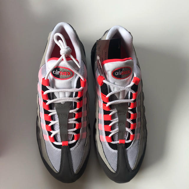 【26cm】NIKE AIR MAX 95 OG WHITE/SOLAR RED