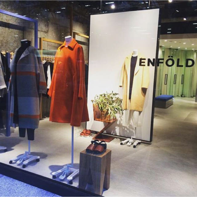 ENFOLD(エンフォルド)の16AW エンフォルド ◾️2way ノーカラーコート レディースのジャケット/アウター(ロングコート)の商品写真