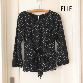 エル(ELLE)のELLE ドット柄物トップスブラウス(シャツ/ブラウス(長袖/七分))