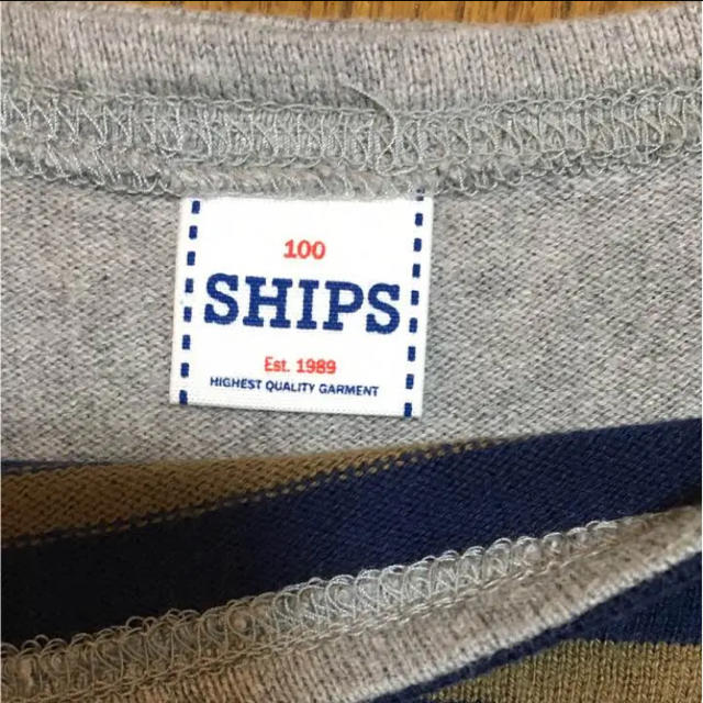 SHIPS(シップス)の今週で閉店！シップス 長袖 100 キッズ/ベビー/マタニティのキッズ服男の子用(90cm~)(Tシャツ/カットソー)の商品写真