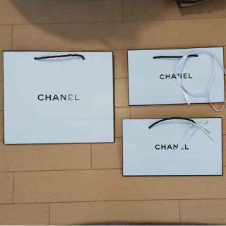 シャネル(CHANEL)のCHANEL☆紙袋3枚セット(ショップ袋)