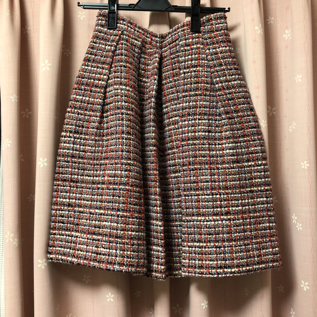 31 Sons de mode(トランテアンソンドゥモード)のトランテアン ツイードスカート レディースのスカート(ひざ丈スカート)の商品写真