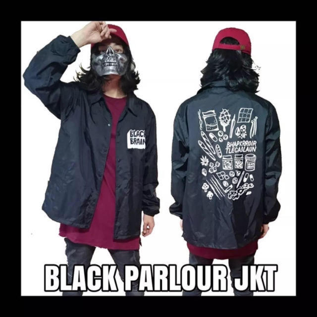 最安値】 BlackParlour JKT BLACKBRAIN コーチジャケット ナイロン