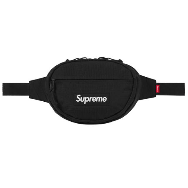 Supreme 18fw waist bag black 1
