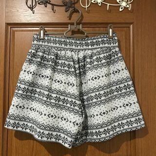 シマムラ(しまむら)のノルディック柄 ショートパンツ(キュロット)